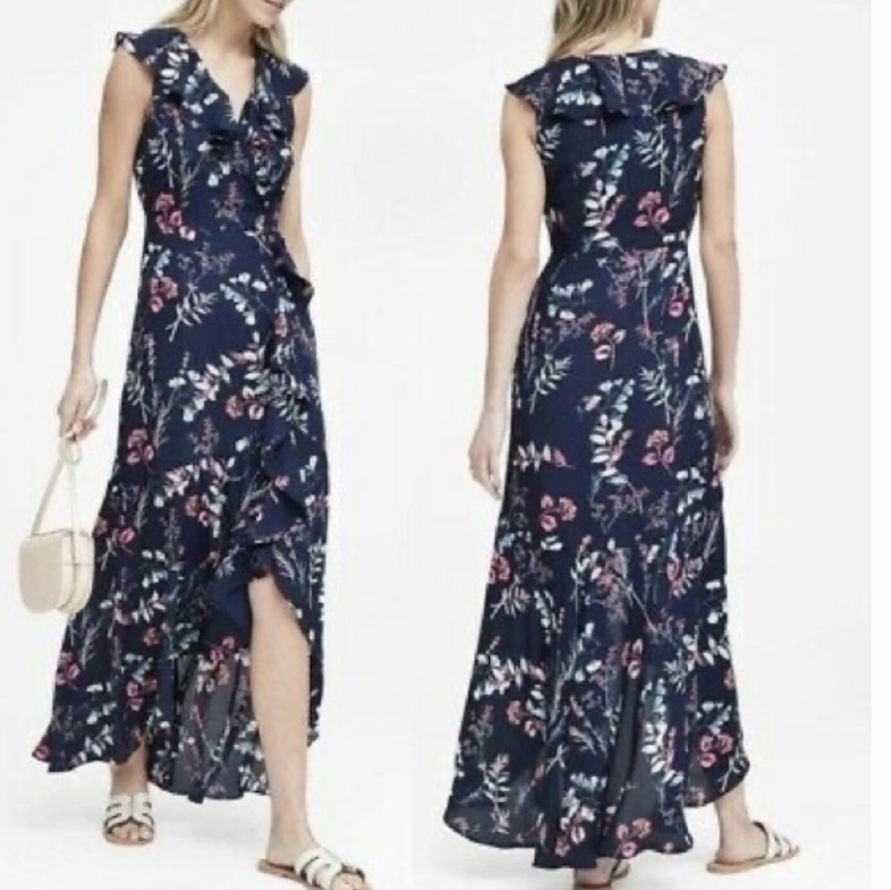 9/3 Banana Republic Maxi Dress - Preppy Navy